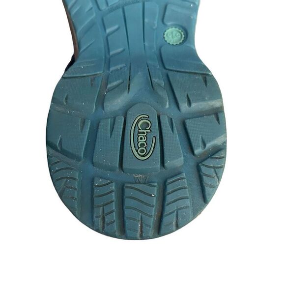 Chaco Z Cloud X2 Toe Strap Classic Sandals Blue Size 7 - Picture 10 of 10